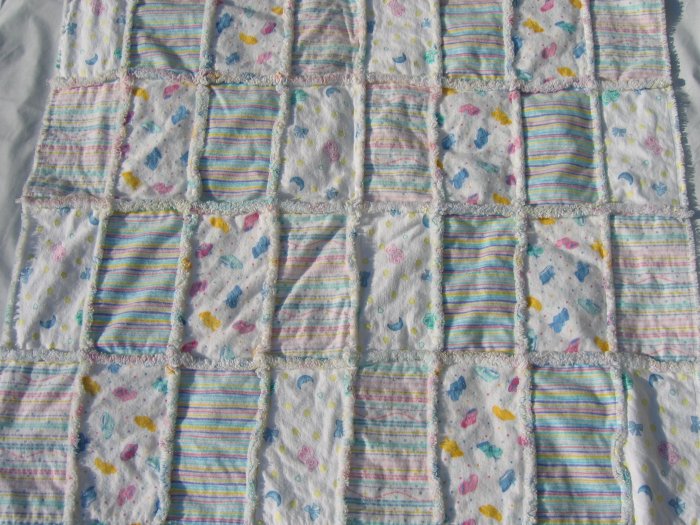 flannel baby quilt