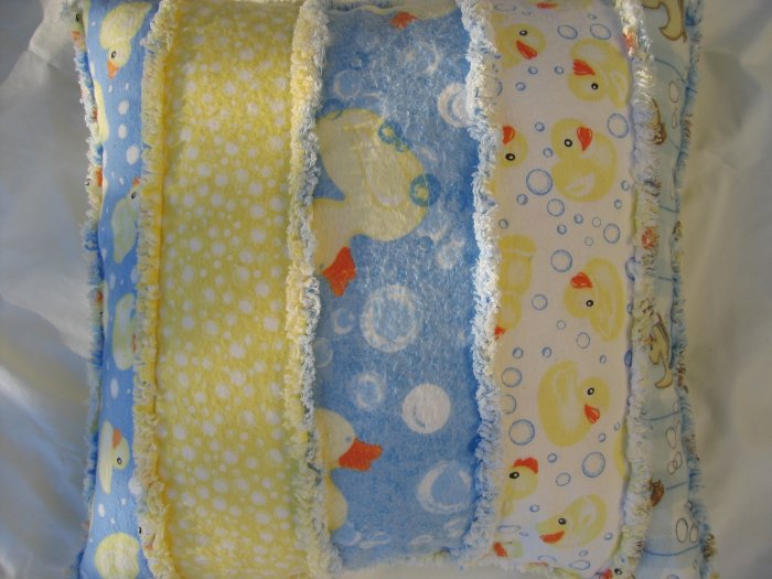 flannel duckie pillow