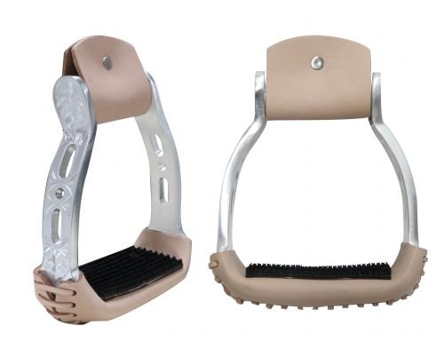 Light weight polished aluminum stirrups #2212653