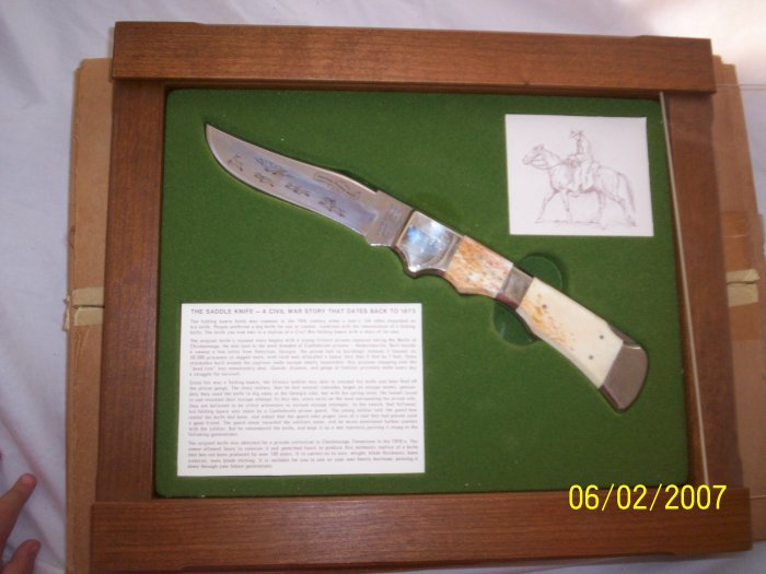 Collectible THE SADDLE KNIFE