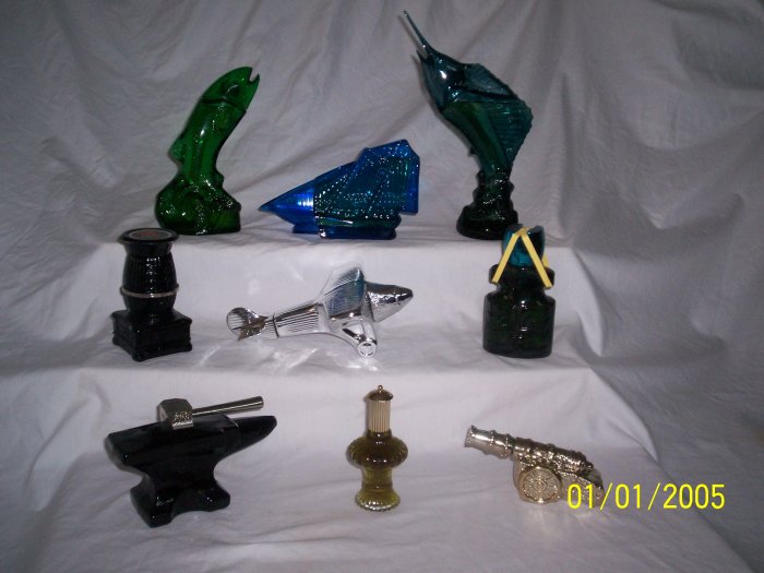 Avon Decanter Perfume Bottles All Original in Boxes