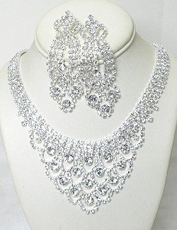 MAJESTIC PAGEANT JEWELRY SET NKR656