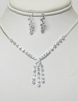 RHINESTONE PROM JEWELRY SET NKR694