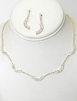 RHINESTONE JEWELRY SET FOR PROM NKR662