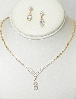 RHINESTONE BRIDAL JEWELRY SET NKR650