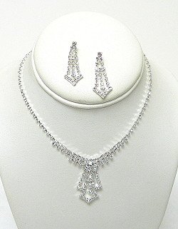 CLEAR RHINESTONES SET NKR555