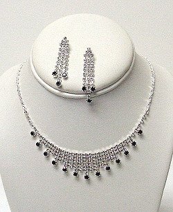 ELEGANT RHINESTONE SET NKR458