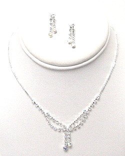 ELEGANT RHINESTONE SET NKR408