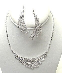 ELEGANT RHINESTONE SET NKR328