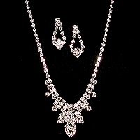 RHINESTONE NECKLACE SET NKR102