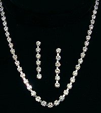 SINGLE STRAND RHINESTONE CHOKER NKR24