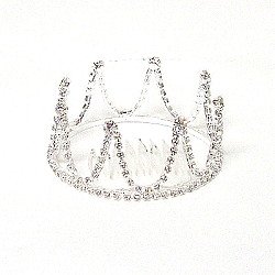 SMALL RHINESTONE CORONET TIA239