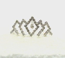 SMALL ART DECO TIARA COMB TIA152