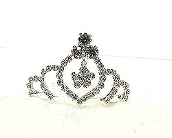PETITE FLORAL TIARA COMB TIA151