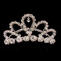 TEARDROP RHINESTONE TAIRA COMB TIA79