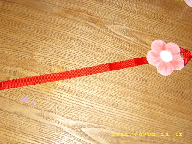 flower bow/ clippie holder