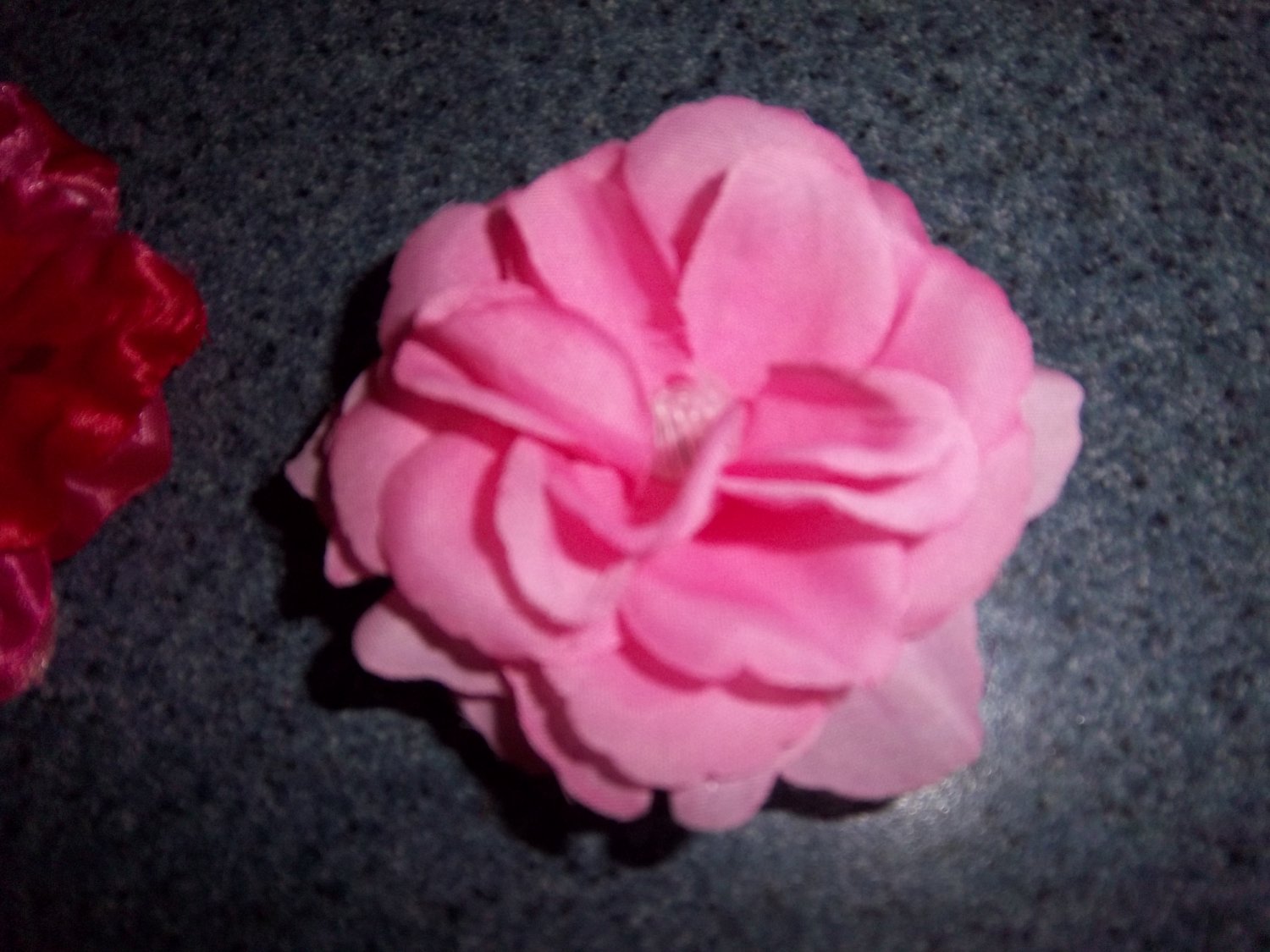 double stacked rose bow/ clippie