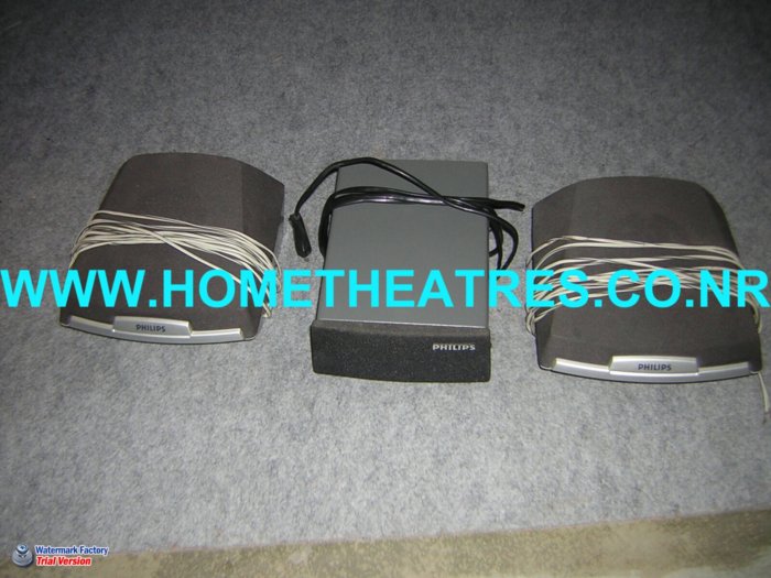 Rs 1700 Philips 25+25 Watts RMS Surround Stereo Amplifier with 400+400 Watts Satellite Speakers