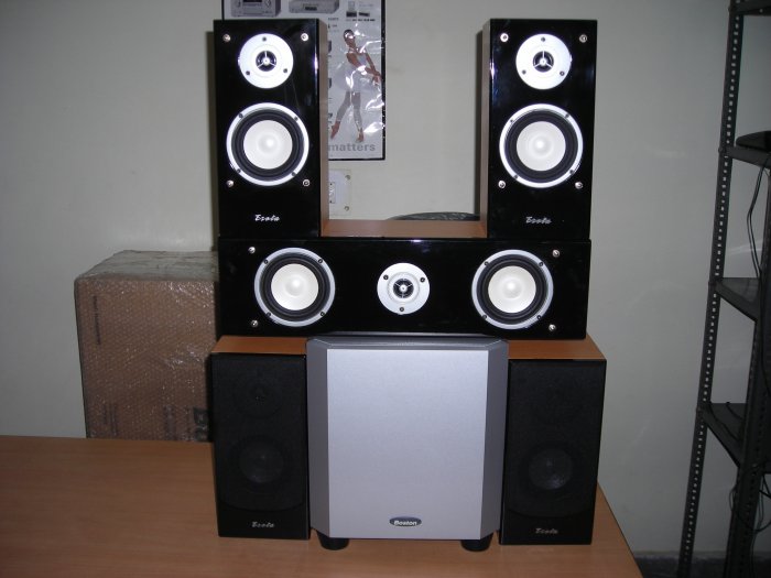 Rs 4000 Esota Black Center Speaker(Clearance Sale)