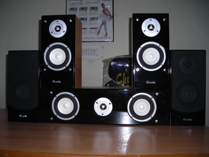 Rs 5500 Esota Black Center & Surrounds(Clearance Sale)