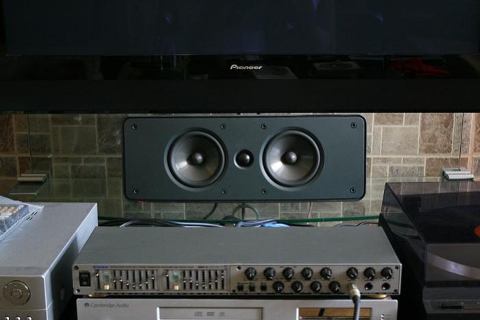 Rs 11900 Boston Acoustics HS225 100 RMS 1" Tweeter 5.25"x2 DCD Woofers w/Phase Plugs Center Speaker