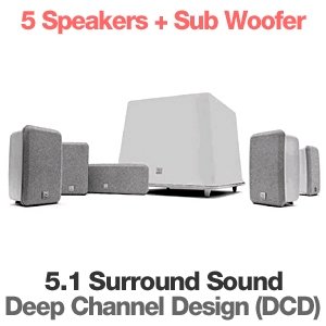 Rs 30000 Boston Acoustics MCS100 5.1 Speaker Package with 8" 100 Watts Subwoofer