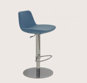 Pera Swivel Bar or Counter stool in Wool by BNT