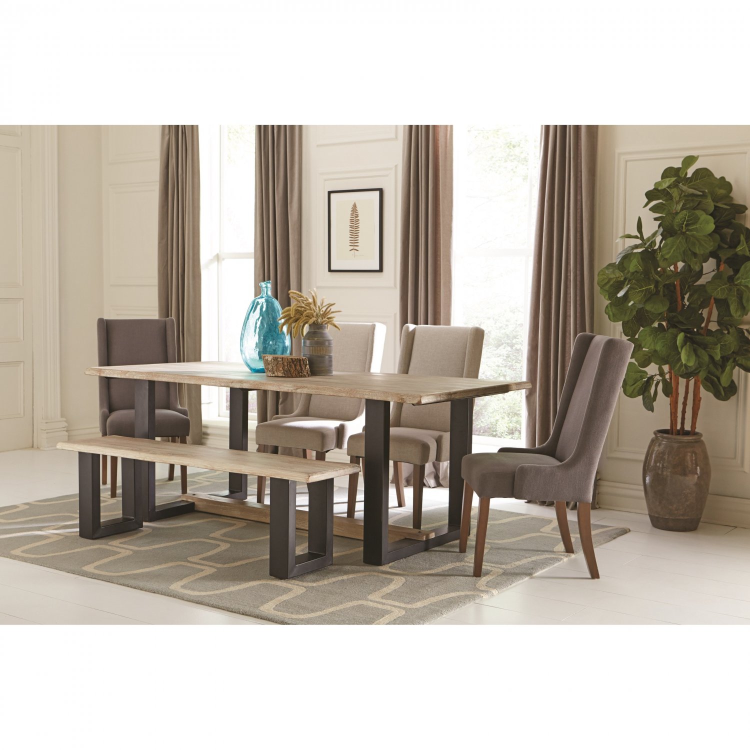 Levine Contemporary 6 Piece Dining Set