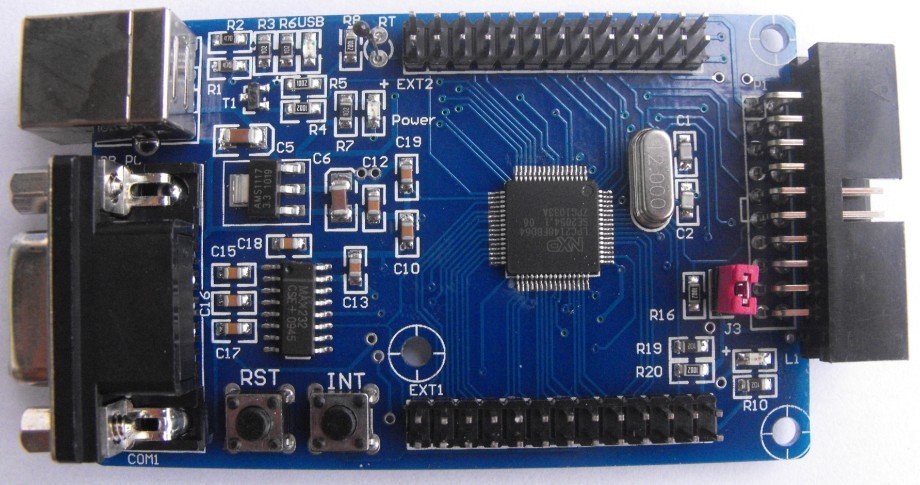 LPC2148 small system board (for ban solution xbox360 hard drive - LPC2148 module)
