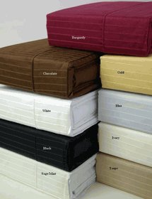 Full Size Pin-Stripe T310 Egyptian cotton Sheet sets