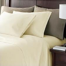 Deep Pocket Ivory Fitted Sheet 600TC Queen Size 100% Egyptian Cotton