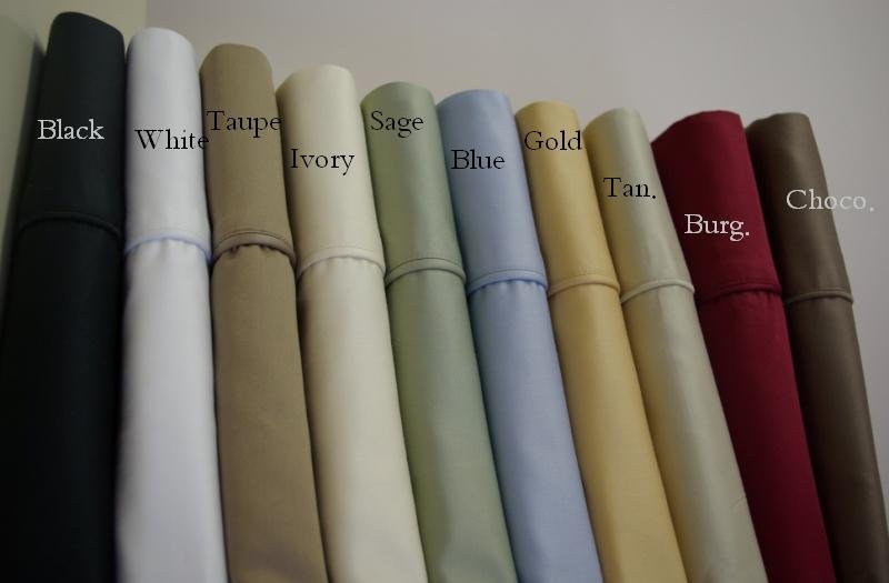 King Size Deep Pocket Gold Fitted Sheet 600TC 100% Egyptian Cotton
