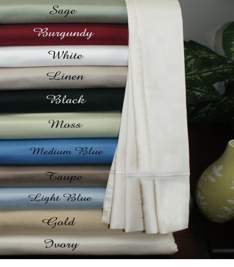 Deep Pocket Twin Beige Fitted Sheet 600TC 100% Egyptian Cotton