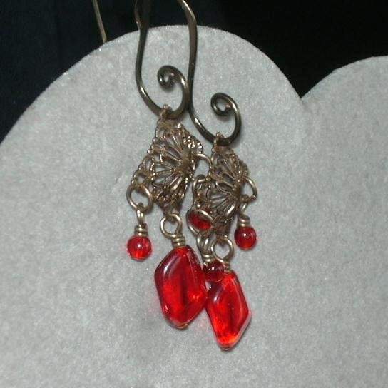 Valentine Dangle Earrings