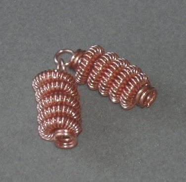 Copper Coil Baubles