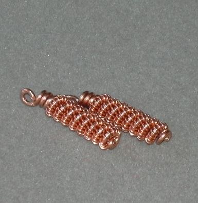 Skinny Copper Coil Baubles