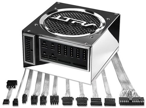 Ultra X-Connect X2 550 Watt ATX 24 Pin Modular Power Supply-- Titanium Color