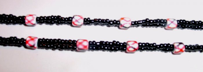 Beaded Bra Straps Black 21