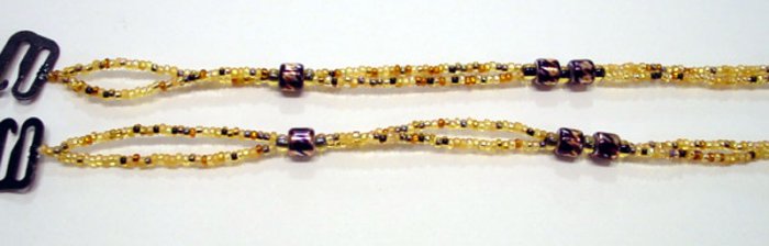Beaded Bra Straps Gold 7