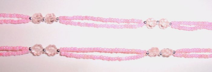 Beaded Bra Straps Pink 12