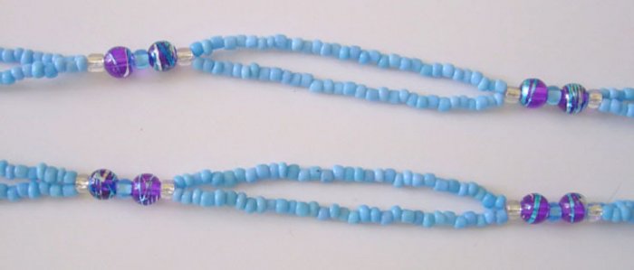 Beaded Bra Straps Turquoise 16
