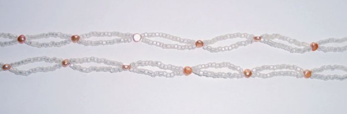 Beaded Bra Straps White 19