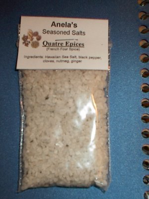 Quatre Epices (French 4 Spice) Hawaiian Seasoned Salt, 1 oz.