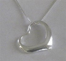 Small Open Heart Necklace