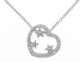 Heart w/ Stars Necklace