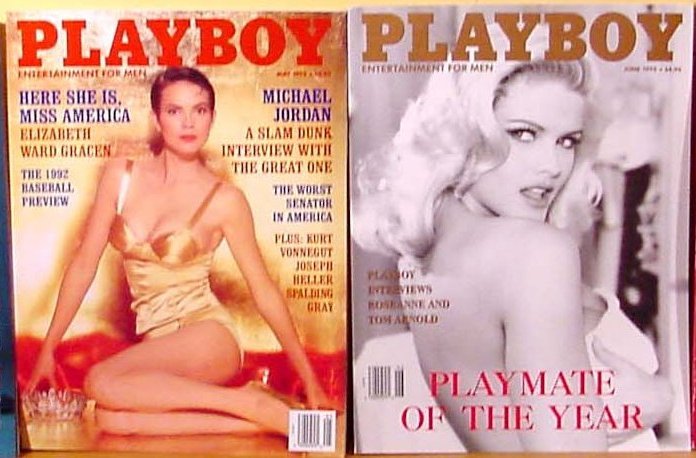 Anna Nicole Smith Playboy Set of Two FREE SHIPPING