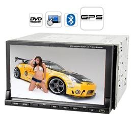 7in True Touchscreen Car DVD Player System with GPS Navigator SL-6731-GT-2-001 free shipping