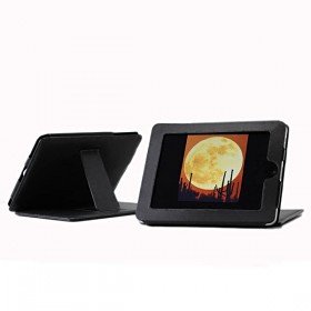 Synthetic PU leather Case for Apple iPad, Kick Stand Included, Features Slotted Surfac