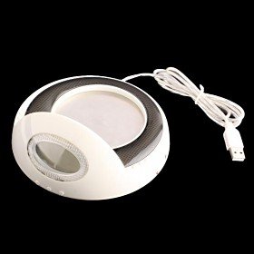 Coffee/Tea/Milk Cup Warmer Heater Pad with 4 Port USB Hub - Digital Calendar