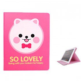 Catoon Series Stand Leather Case Cover for iPad 2 & 3